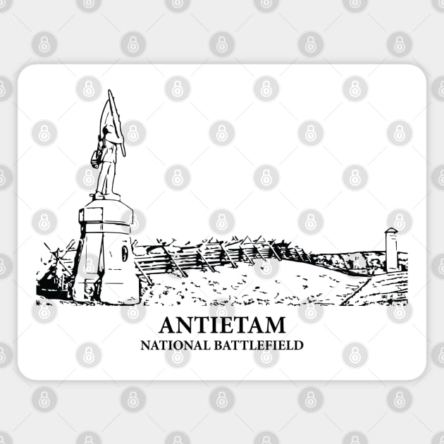 Antietam National Battlefield Sticker by Lakeric